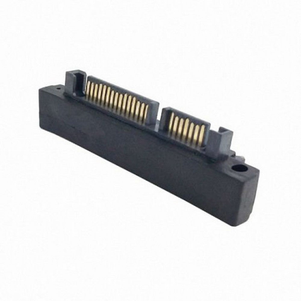 Chenyang 90 Degree Down Angled SATA 22Pin 7+15 Male to SATA 22P Female Extension Convertor Adapter SA-121-DN