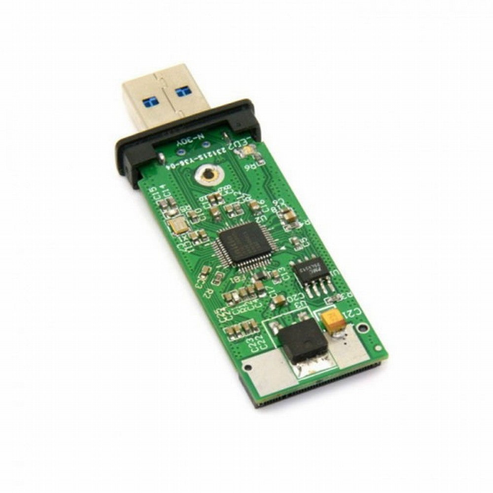 Chenyang 42mm NGFF M2 SSD to USB 3.0 External PCBA Conveter Adapter Card Flash Disk Type with Black Case U3-073