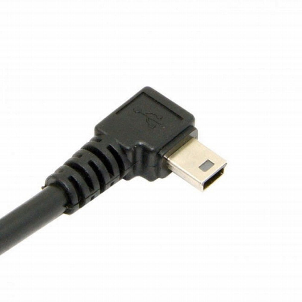 Chenyang Mini USB B Type 5pin Male Right Angled 90 Degree to USB 2.0 Male Type-A Power Data Cable U2-057-RI