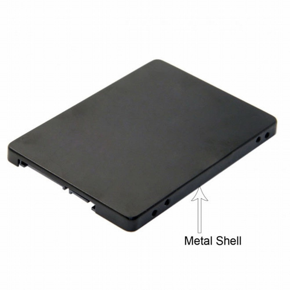 Chenyang B+M Key Socket 2 M.2 NGFF (SATA) SSD to 2.5 SATA Adapter Card Adapter with Black Metal Case SA-104