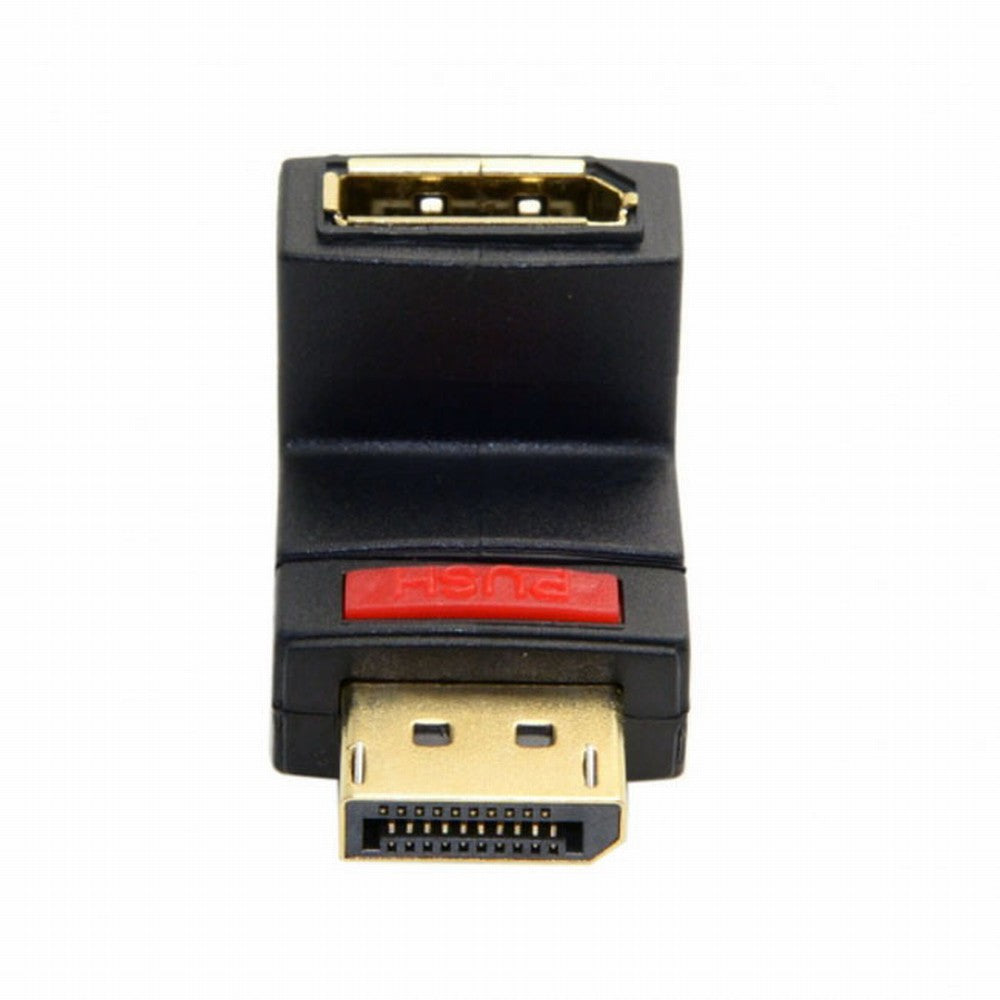 Chenyang Up Angled 90 Degree DP DisplayPort Male to Female Extension Adapter 4K DP-016-UP