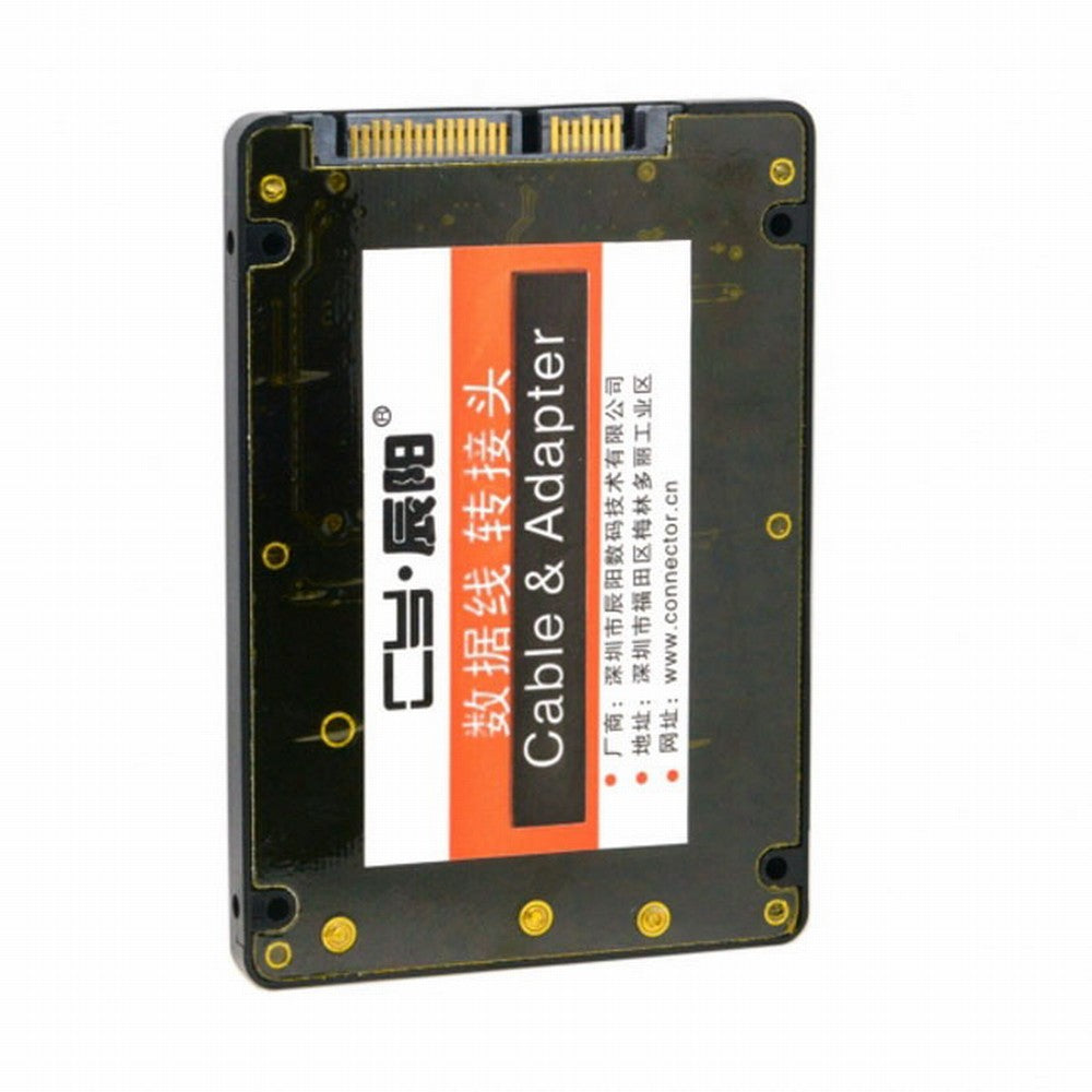 Chenyang 2 in 1 Combo M.2 NGFF B-key mSATA SSD to SATA 3.0 Adapter Converter Case Enclosure SA-115