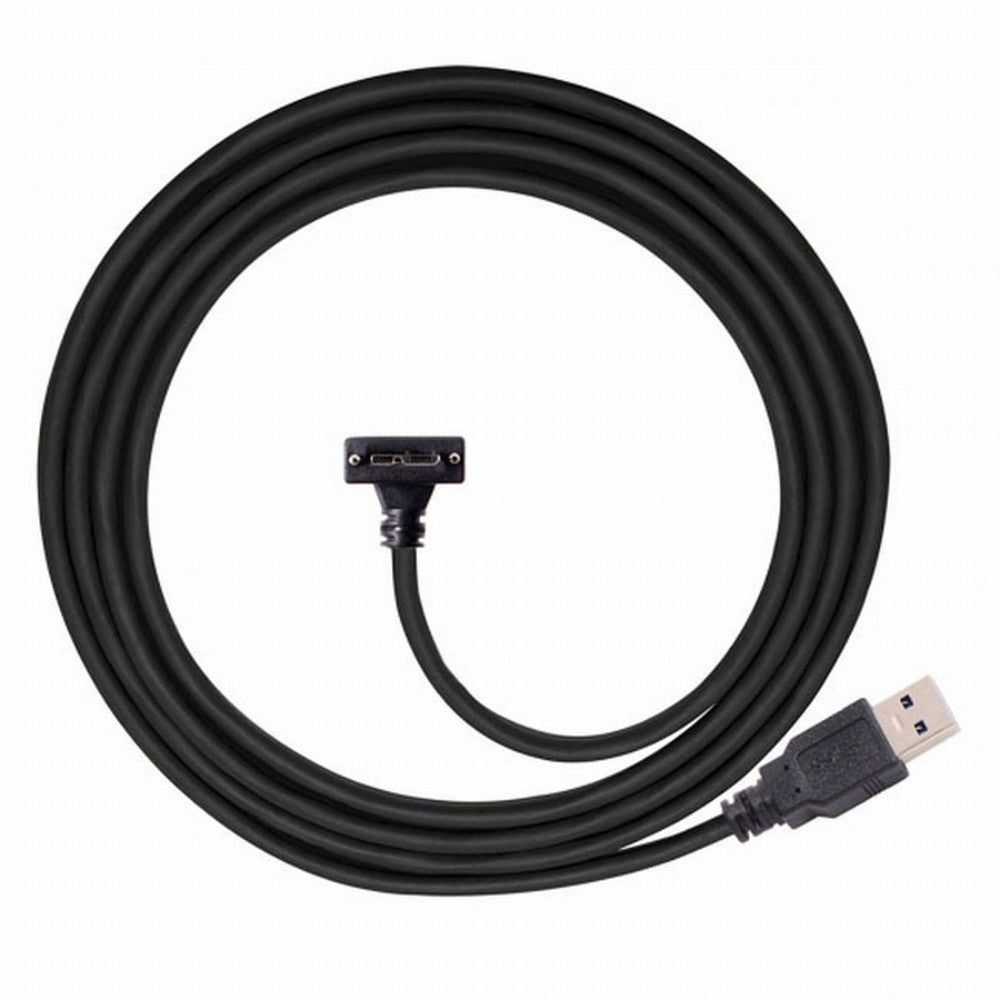 Chenyang  90 Degree Down Angled Micro USB Screw Mount to 3.0 Data Cable for Industrial Camera CC-U3-044-DN