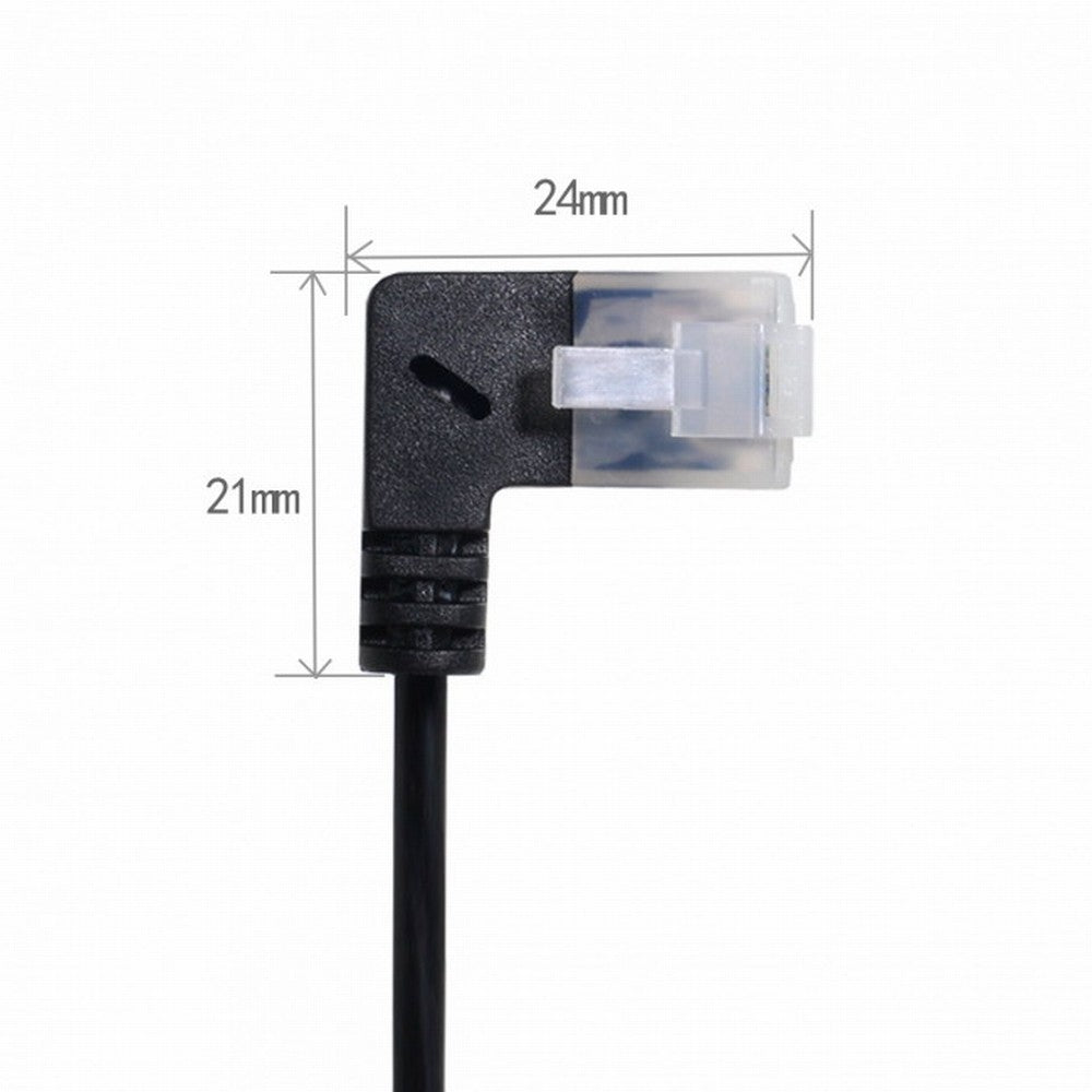 Chenyang Ultra Slim Cat6 Ethernet Cable RJ45 Left to Right Angled 25cm UTP Network Cable Patch Cord 90 Degree Cat6a Lan for Laptop Router TV BOX UT-008-LR
