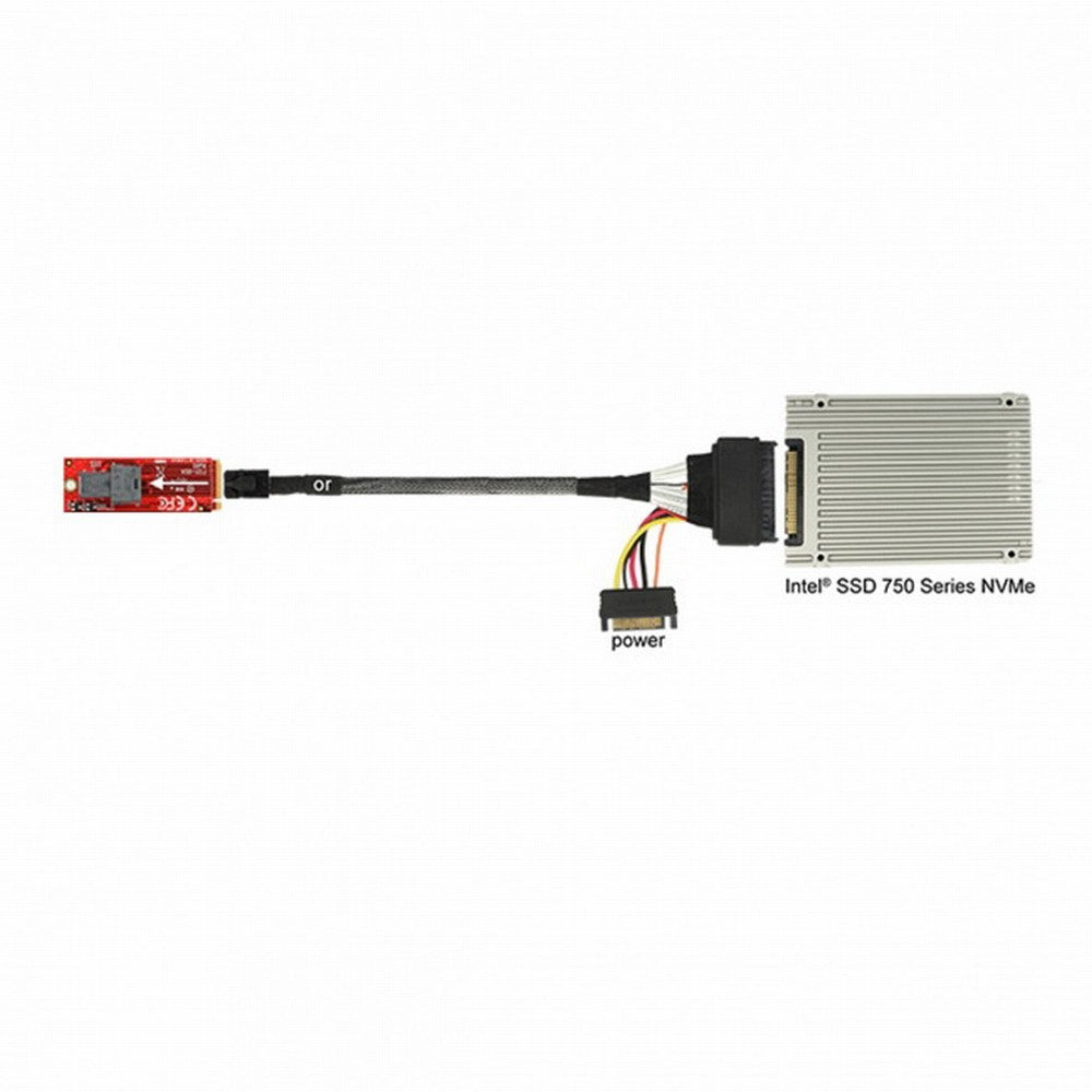 Chenyang M.2 SFF-8643 Card Adapter and U.2 U2 SFF-8639 NVME PCIe SSD Cable PCI-E 3.0 4.0 for Mainboard SSD SF-093+SF-094