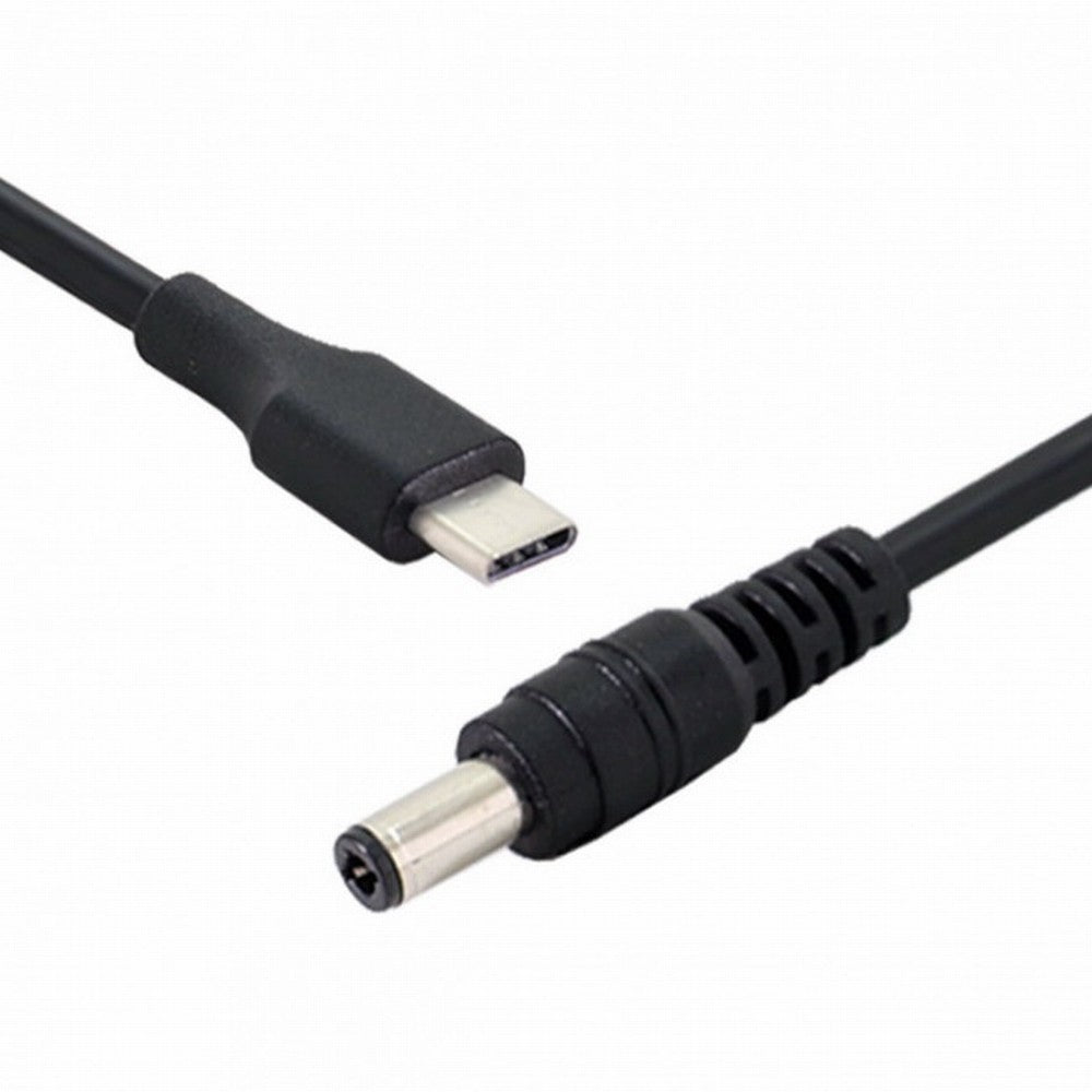 Chenyang USB 3.1 Type C USB-C to 5V DC 5.5 2.5mm Power Plug Extension Charge Cable for Cell Phone 25cm UC-094