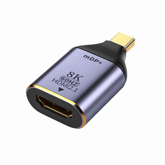 Chenyang Mini DisplayPort 1.4 Source to HDMI 2.0 Display 8K 60hz UHD 4K Mini-DP to HDMI Male Monitor Adapter Connector DP-055-MDP