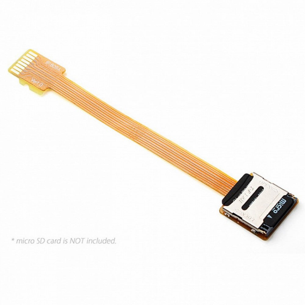 Chenyang Micro SD TF Memory Card Kit Male to Female Extension Soft Flat FPC Cable Extender 10cm EP-077
