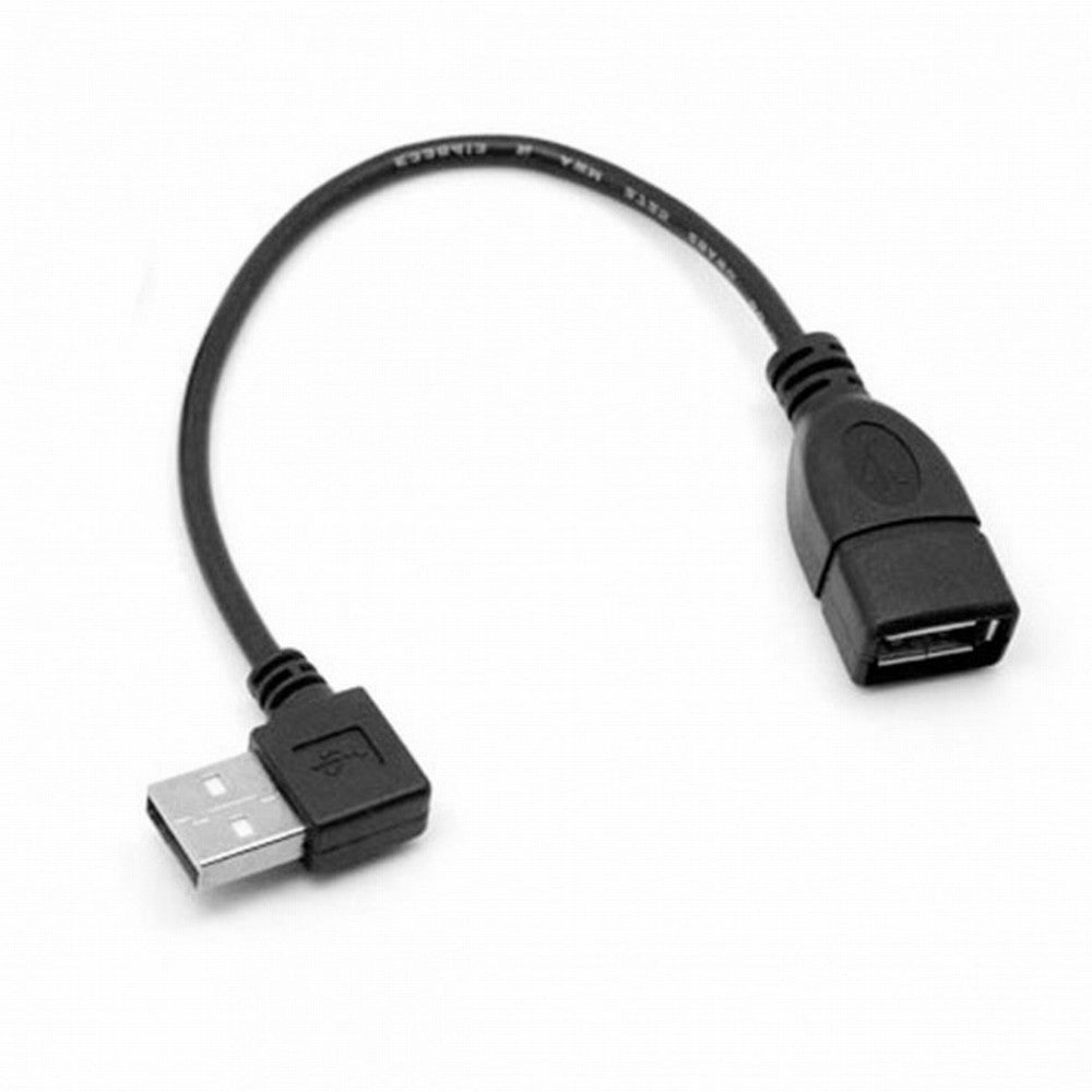 Chenyang 90D Left Angled Type USB 2.0 A Male to USB Female M/F Extension Cable CC-U2-002-LE