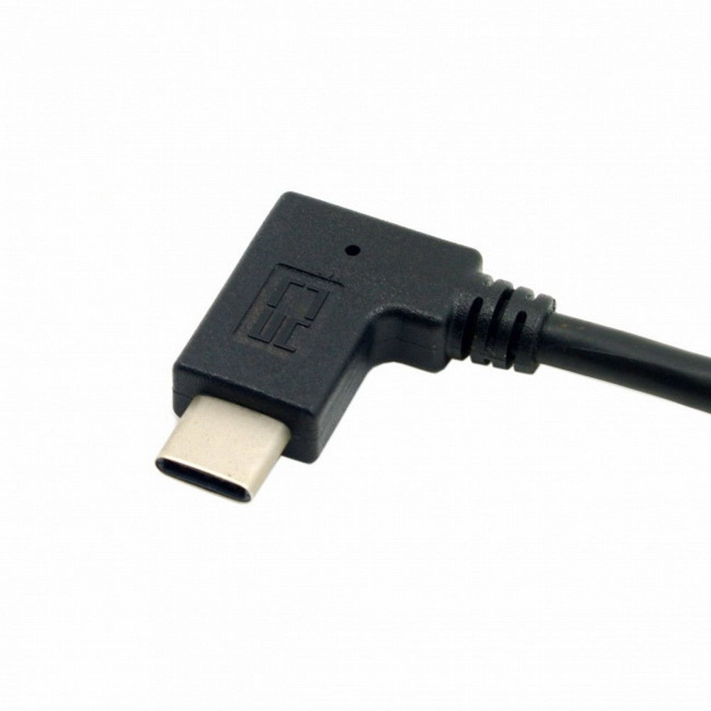 Chenyang Reversible USB 3.1 USB-C Angled to 90 Degree Left Angled A Male Data Cable for Laptop Tablet Mobile Phone UC-089-LE