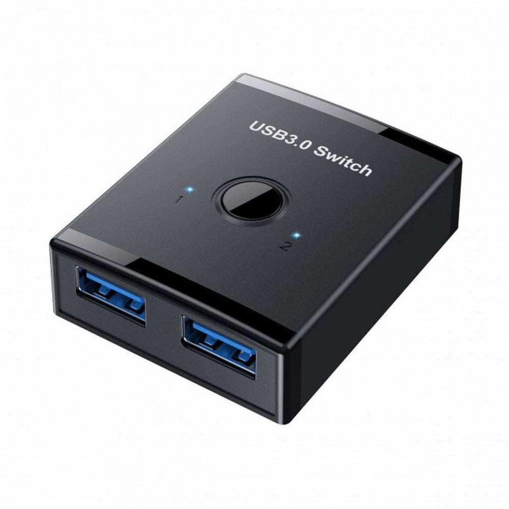 Chenyang KVM USB 3.0 Bidirectional Switch Selector 2 to 1 PCs Sharing or 1 to 2 Hub for Keyboard Mouse Scanner Printer U3-014