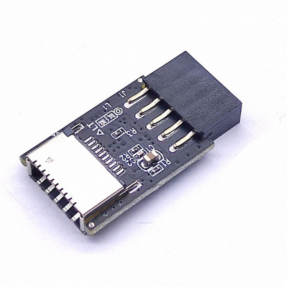 Chenyang USB 3.1 Front Panel Socket Key-A Type-E to USB 2.0 9Pin 10Pin Mainboard Header Male Extension Adapter UC-095