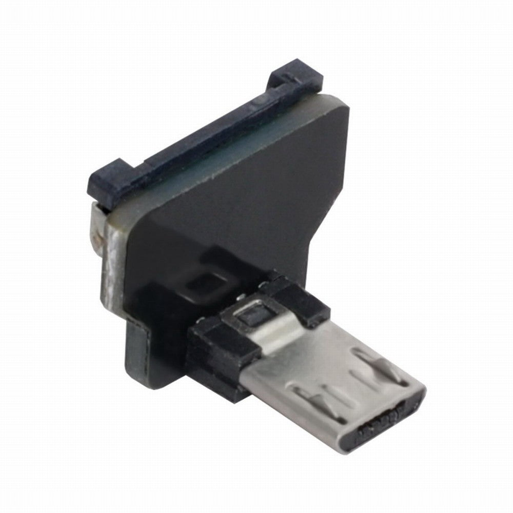 Chenyang CYFPVUSB 5Pin Micro USB2.0 Male 90 Degree Up Angled Connector Socket for FPV HDTV Multicopter Aerial Photography CN-012-UP