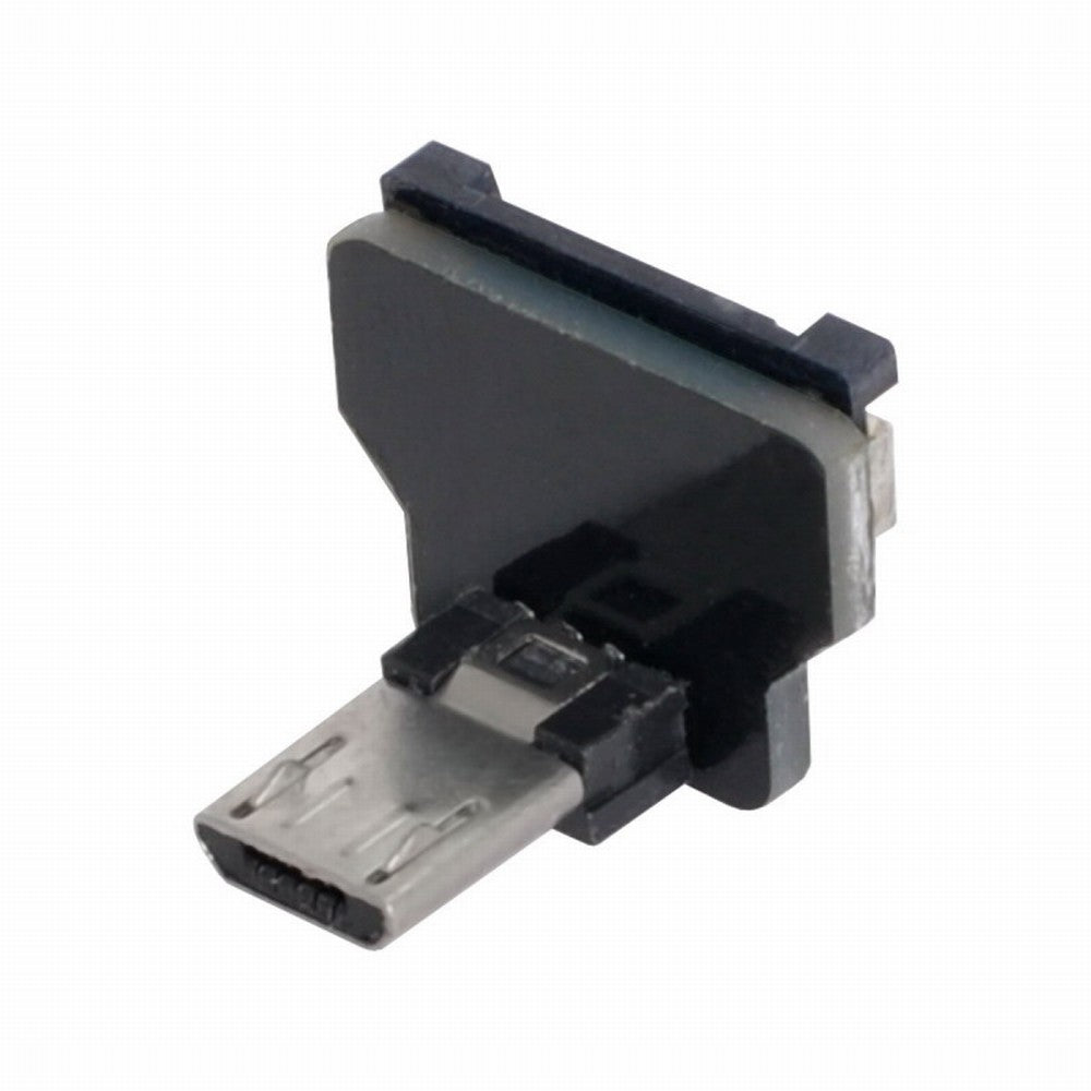 Chenyang CYFPVUSB 5Pin Micro USB2.0 Male 90 Degree Up Angled Connector Socket for FPV HDTV Multicopter Aerial Photography CN-012-UP