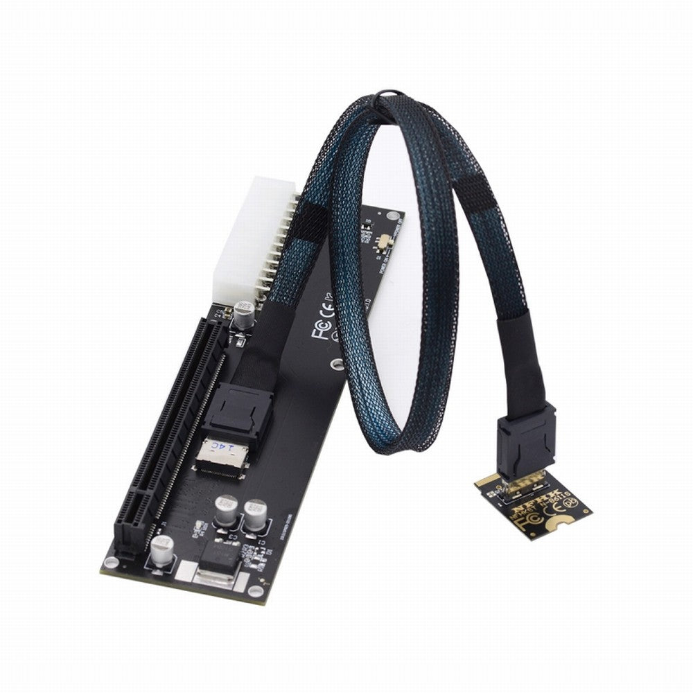 Chenyang PCI-E 3.0 M.2 M-key to Oculink SFF-8612 SFF-8611 Host Adapter for GPD WIN Max2 External Graphics Card & SSD SF-014-BK+SF-061