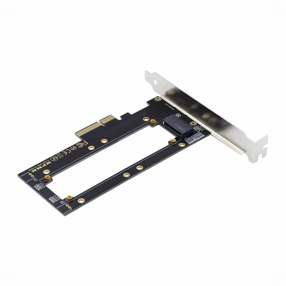 Chenyang PCI-E4.0 4X Host Adapter to NVMe Ruler 1U GEN-Z EDSFF 5.9mm 8.0mm Thickness Short SSD E1.S Carrier Adapter SF-036-BK