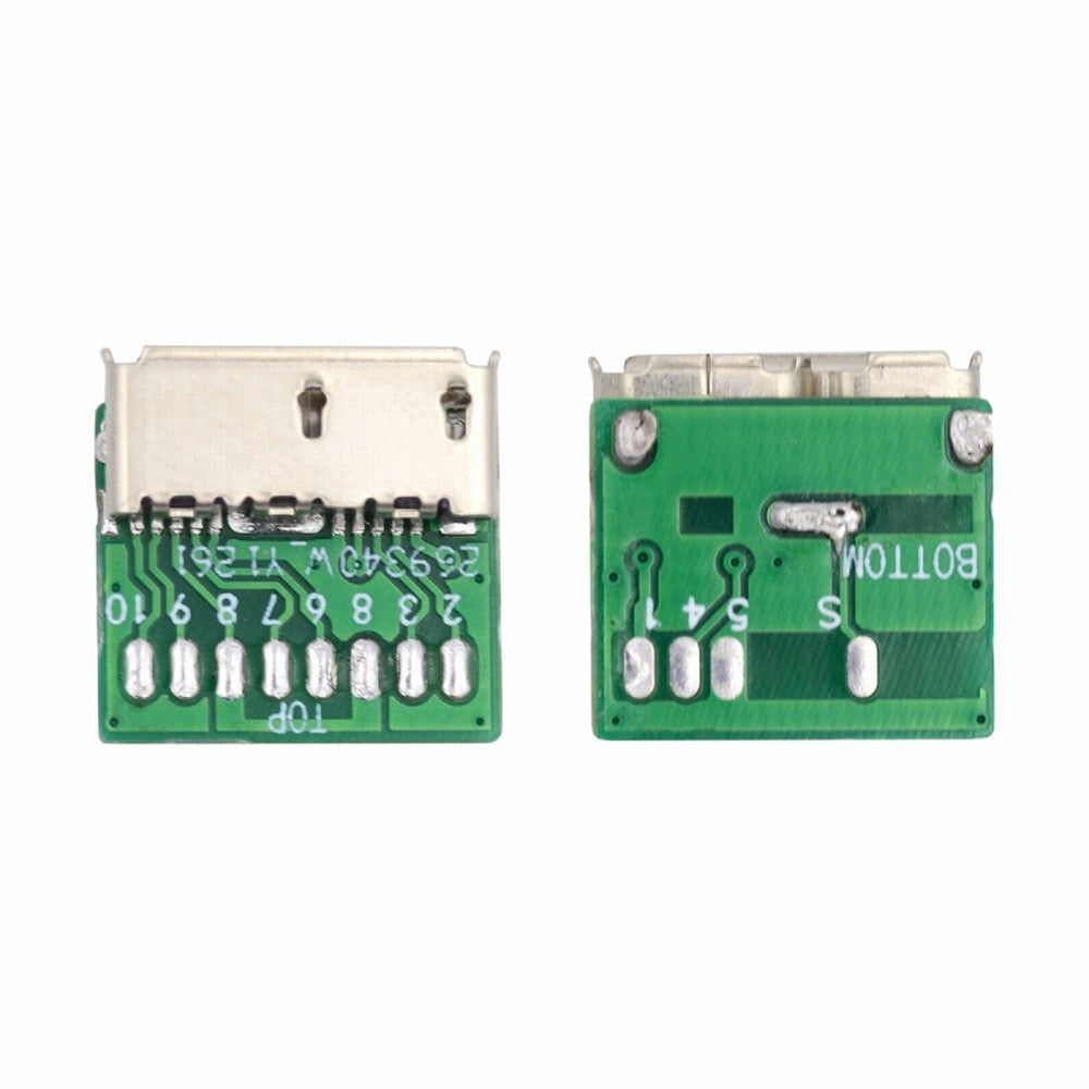 Chenyang 10pcs Micro USB 3.0 10pin Female Socket Receptacle Board Mount SMT Type with PCB for USB Disk DIY OEM CN-007