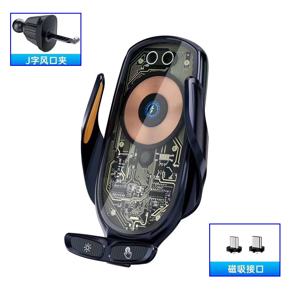 Chenyang Type-C Car Air Vent Mount Holder Cradle USB-C Magnetic charging Wireless 360 Degree Rotation Universal Cell Phone Mount Compatible for 4-7 inch Phone UC-097